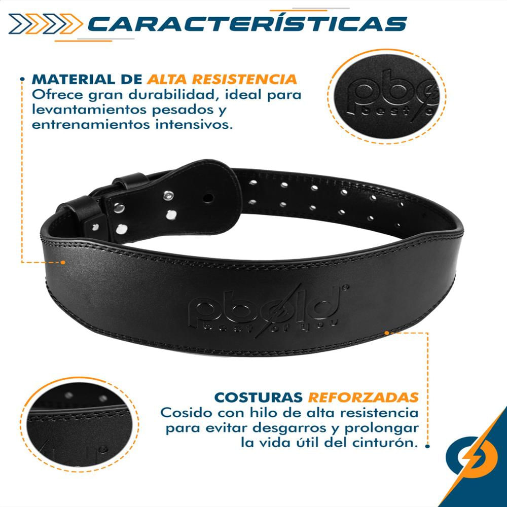 Cinturon Gimnasio Cuero S img #4