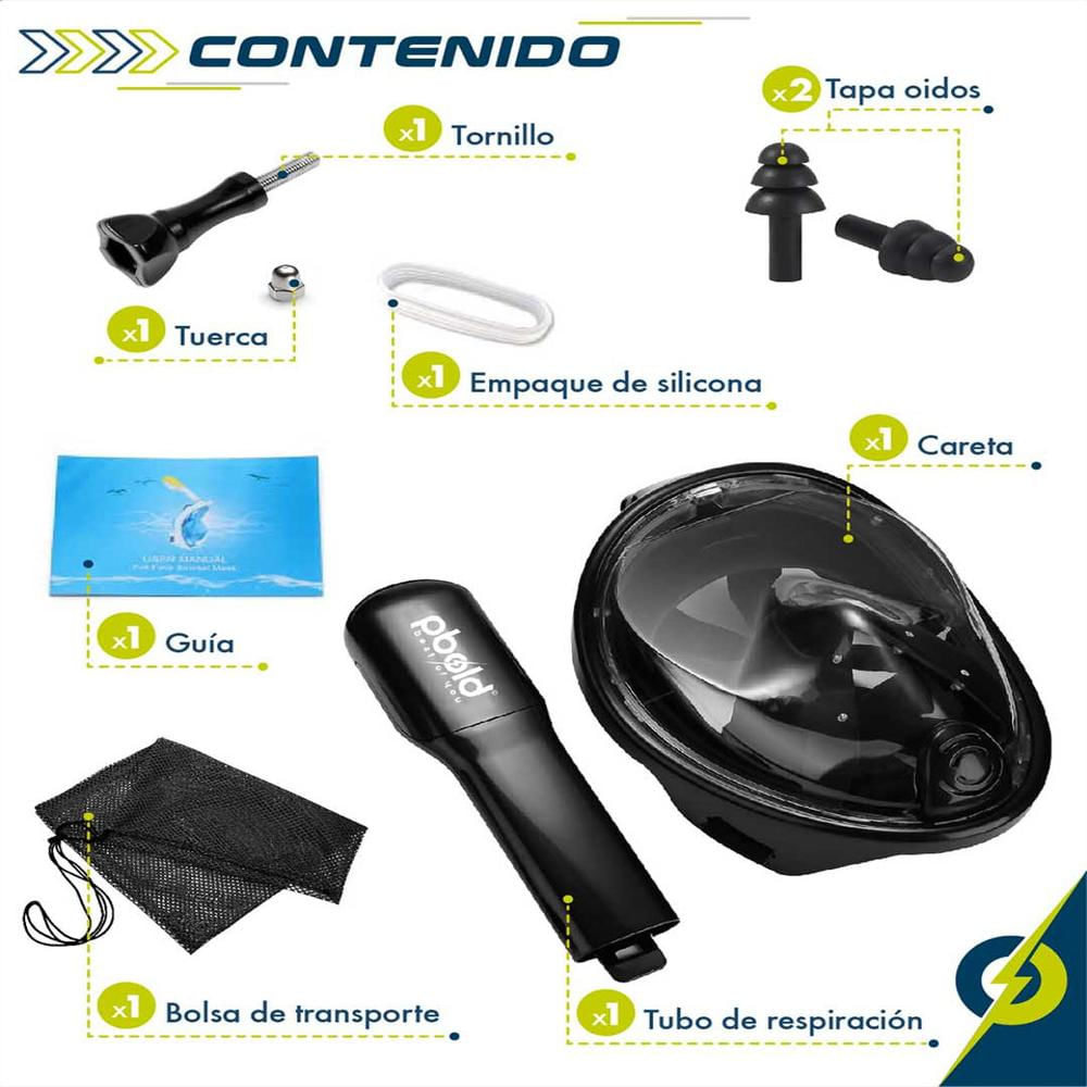 Careta Snorkel Gafas De Buceo img #2