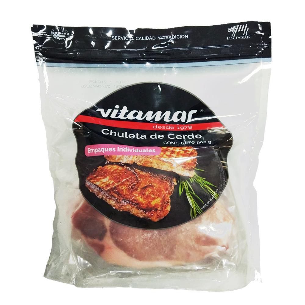 Chuleta VITAMAR de cerdo porcionada (900  gr) img #1