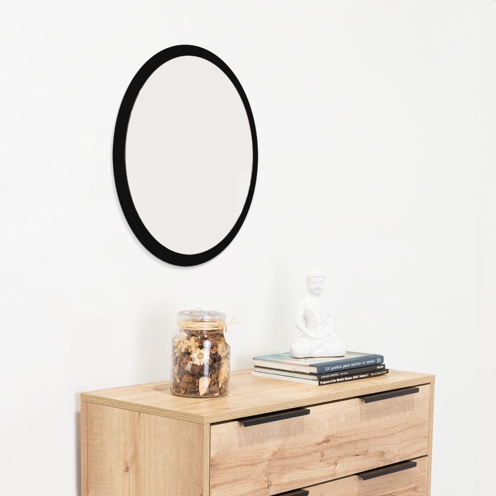 Espejo Circular Eli 60, Negro img #2