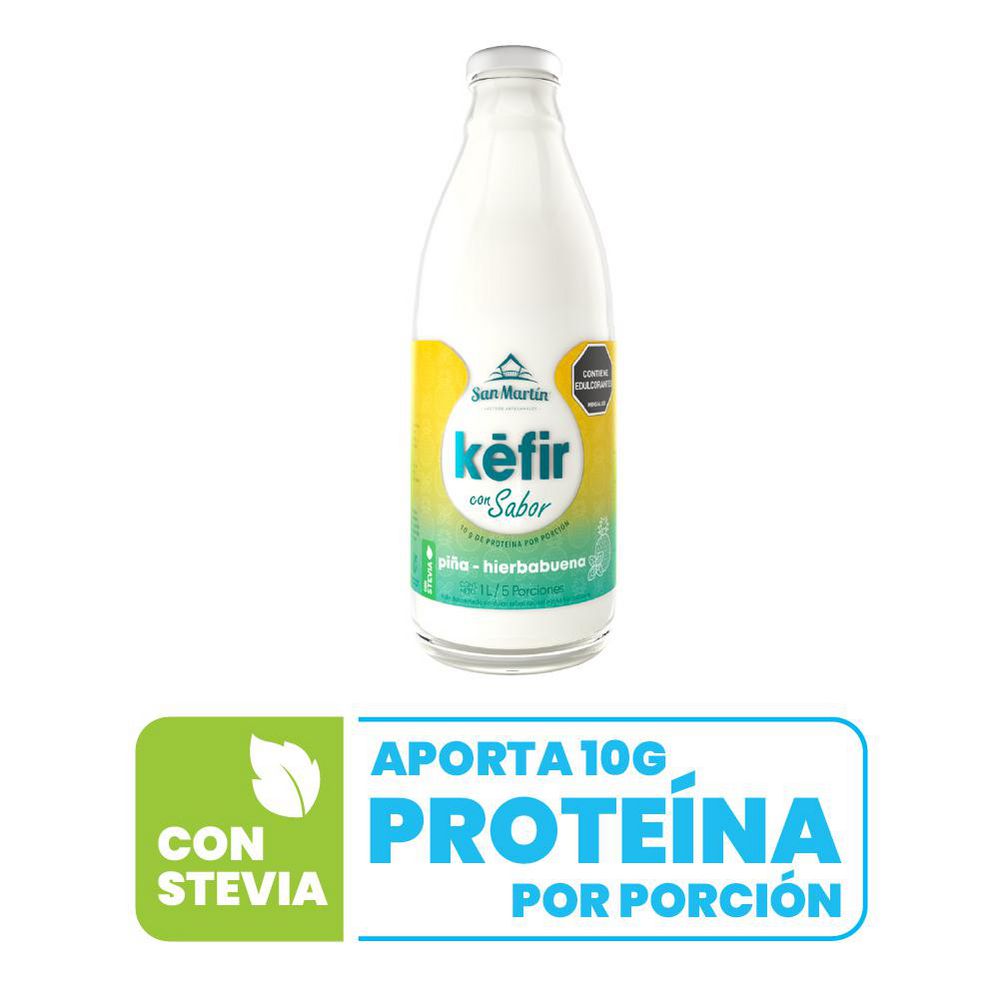 Kéfir SAN MARTIN piña hierbabuena (962  ml) img #1
