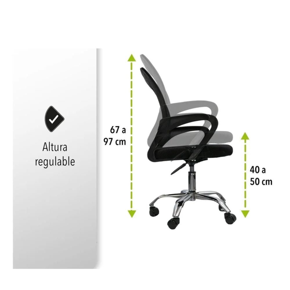 Silla Ejecutiva Reclinable Malla img #3