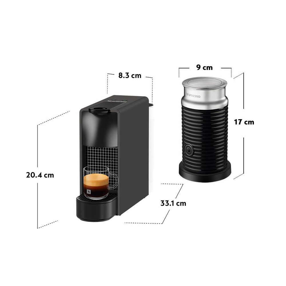 Cafetera NESPRESSO 1 Taza Negro Essenza Mini img #2