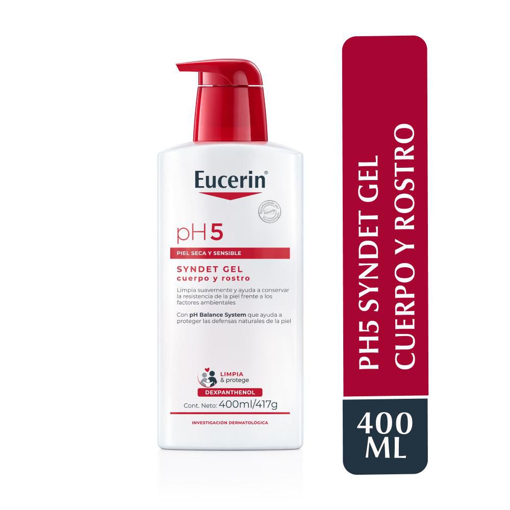 Jabón facial EUCERIN pH5 syndet gel (400  ml) img #2