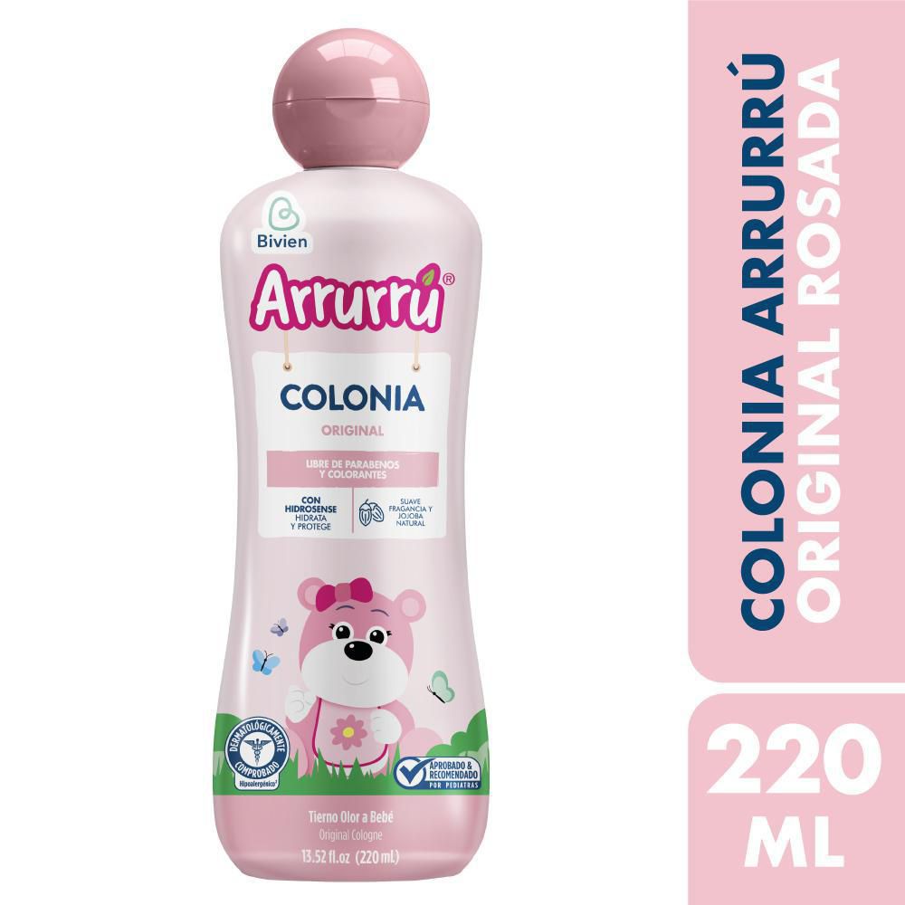 Colonia para bebé ARRURRU original rosada (220  ml) img #1
