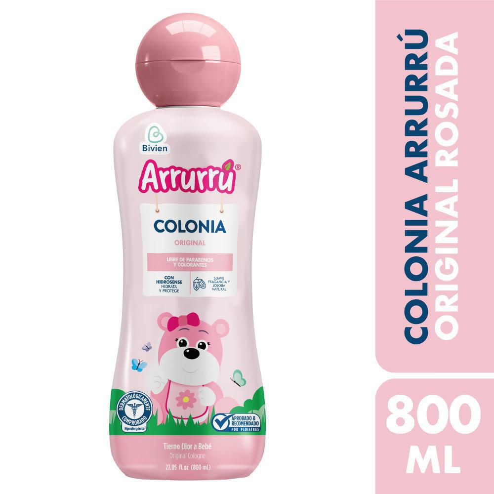 Colonia para bebé ARRURRU original rosada (800  ml) img #1