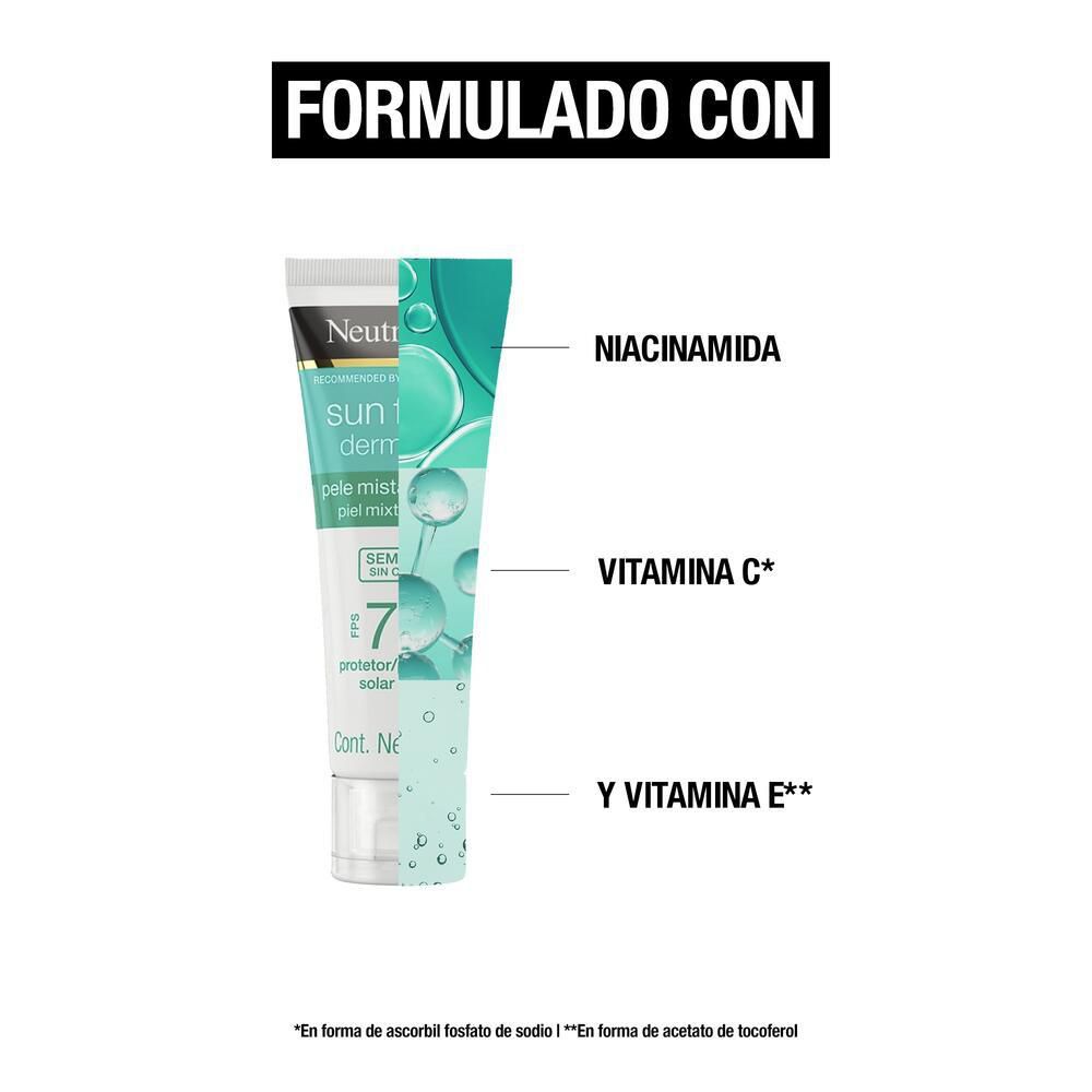 Protector solar NEUTROGENA sunfresh derm care sin color FPS 70 (40  gr) img #4