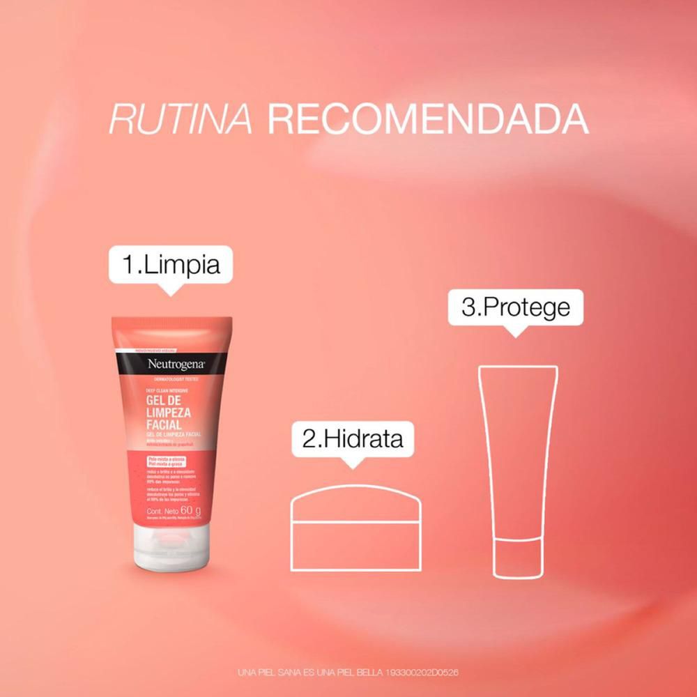 Gel limpiador NEUTROGENA deep clean intensive grapefruit (60  gr) img #5