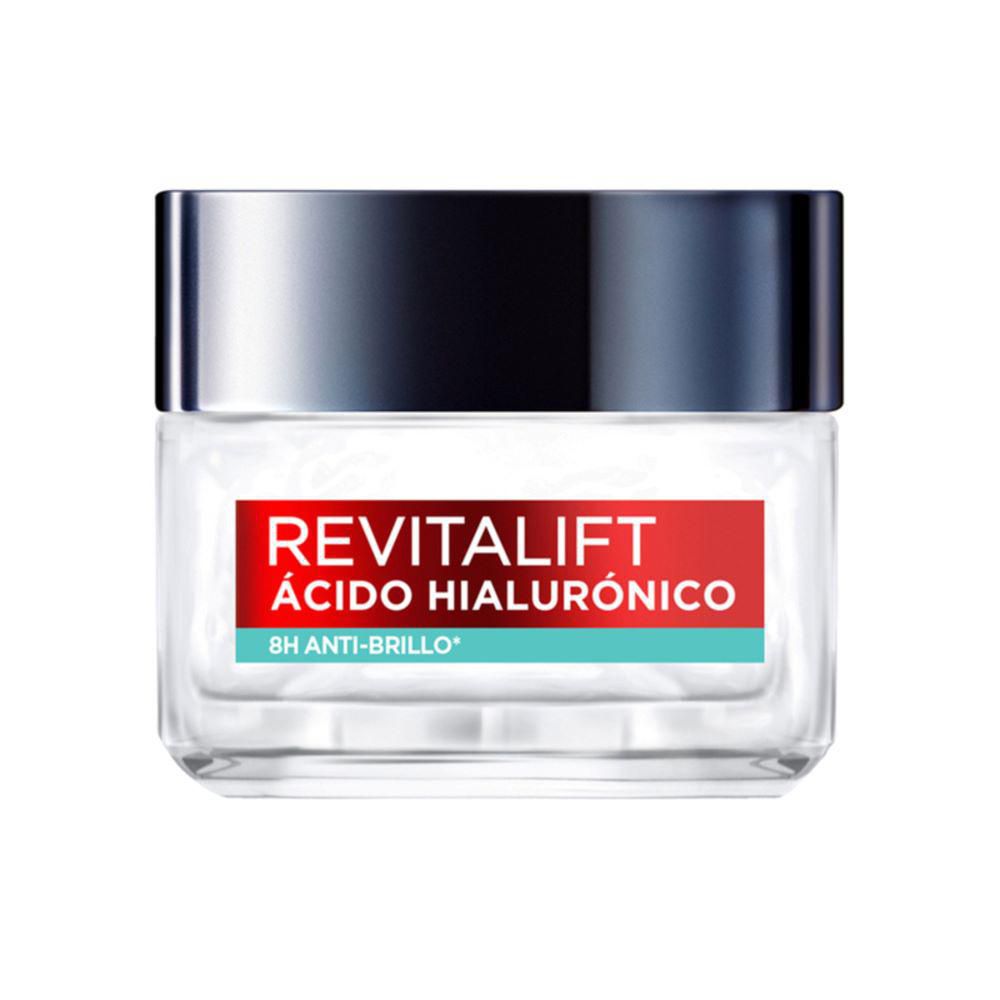 Crema facial LOREAL PARIS gel antibrillo, ácido hialurónico (50  ml) img #2