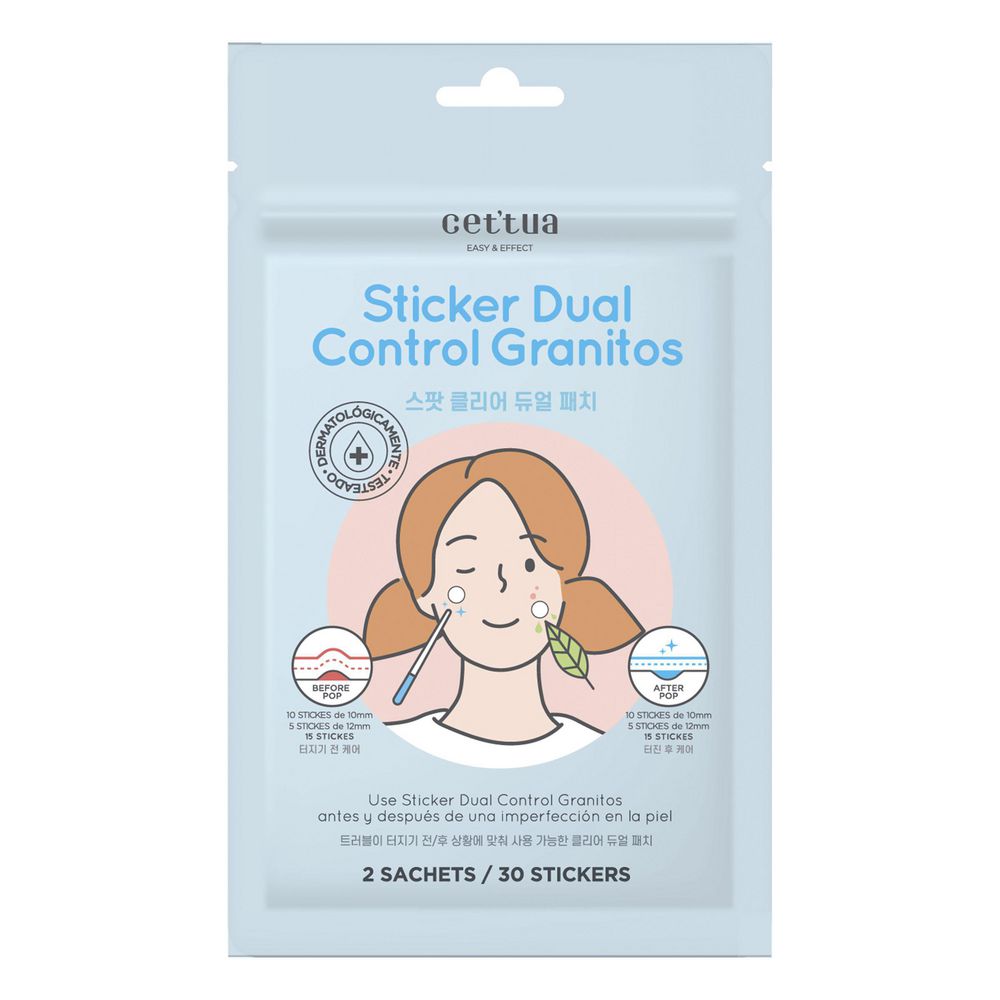 Parches faciales CETTUA dual control granitos (30  UNIDAD) img #1