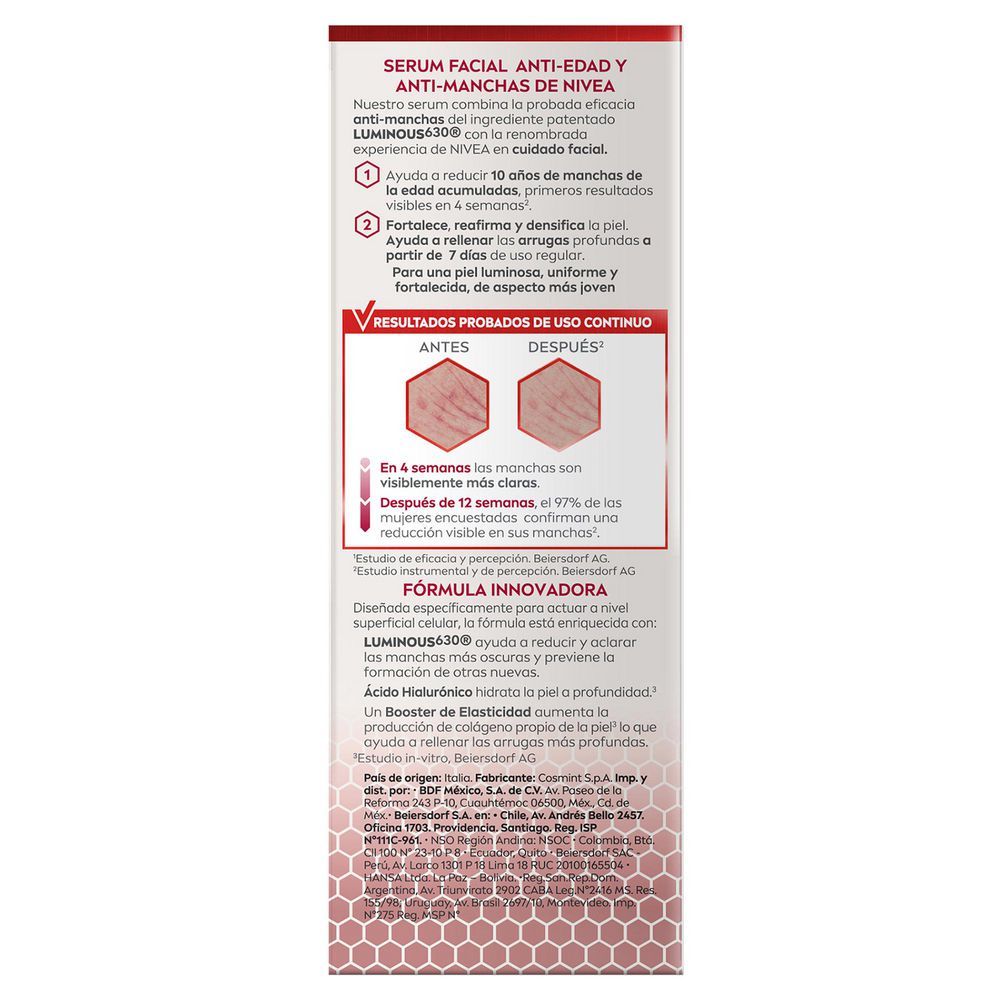 Sérum NIVEA cellular luminous antiedad (30  ml) img #4