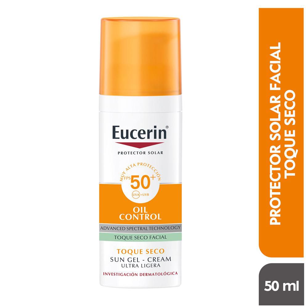 Protector solar EUCERIN toque seco sun oil control FPS 50 (50  ml) img #2