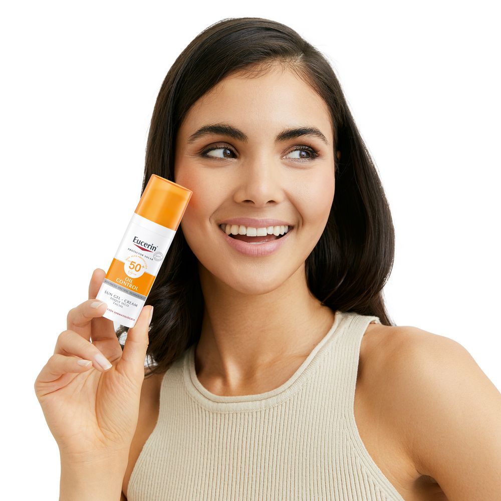 Protector solar EUCERIN toque seco sun oil control FPS 50 (50  ml) img #7