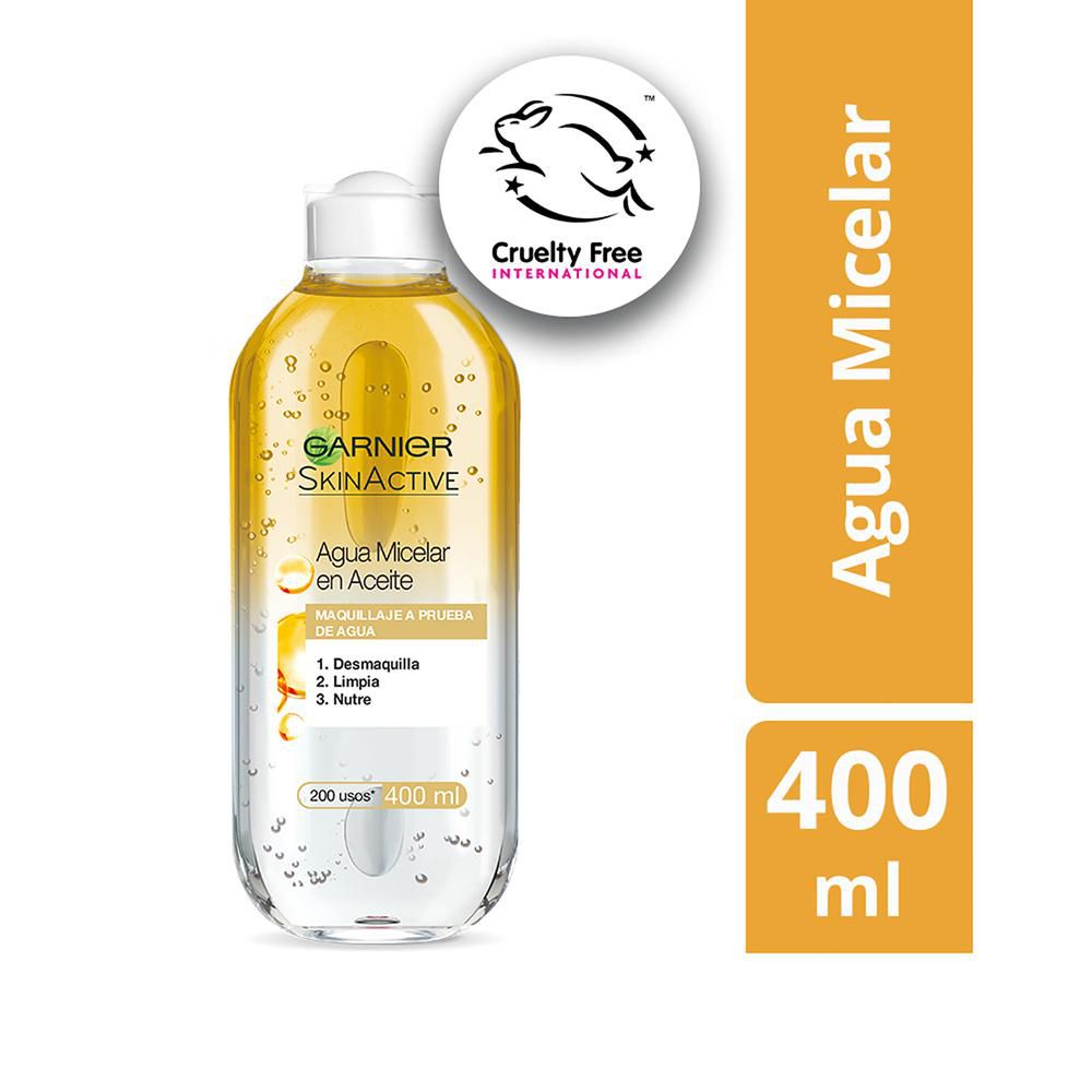 Agua micelar GARNIER SKIN ACTIVE bifásica (400  ml) img #1