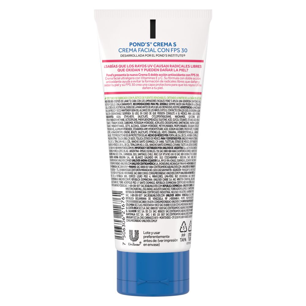 Crema facial PONDS humectante FPS 30 (100  gr) img #3