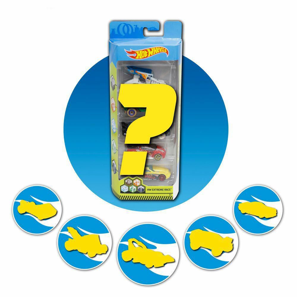 Carro HOT WHEELS Paquete de 5 img #3