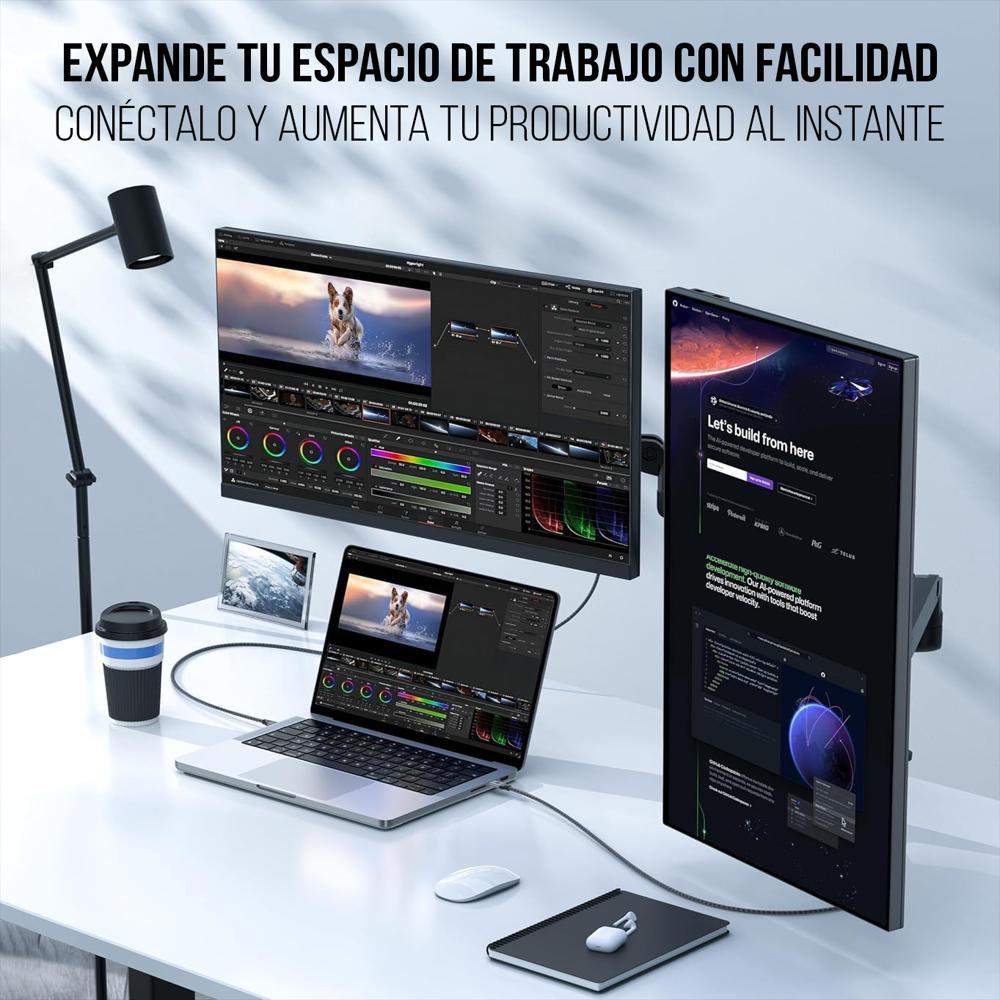Cable Tipo C A Hdmi 4K 2Mts Pixel Code img #3
