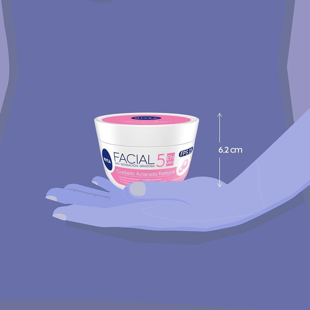 Crema facial NIVEA aclarado natural con FPS 15 (100  ml) img #6