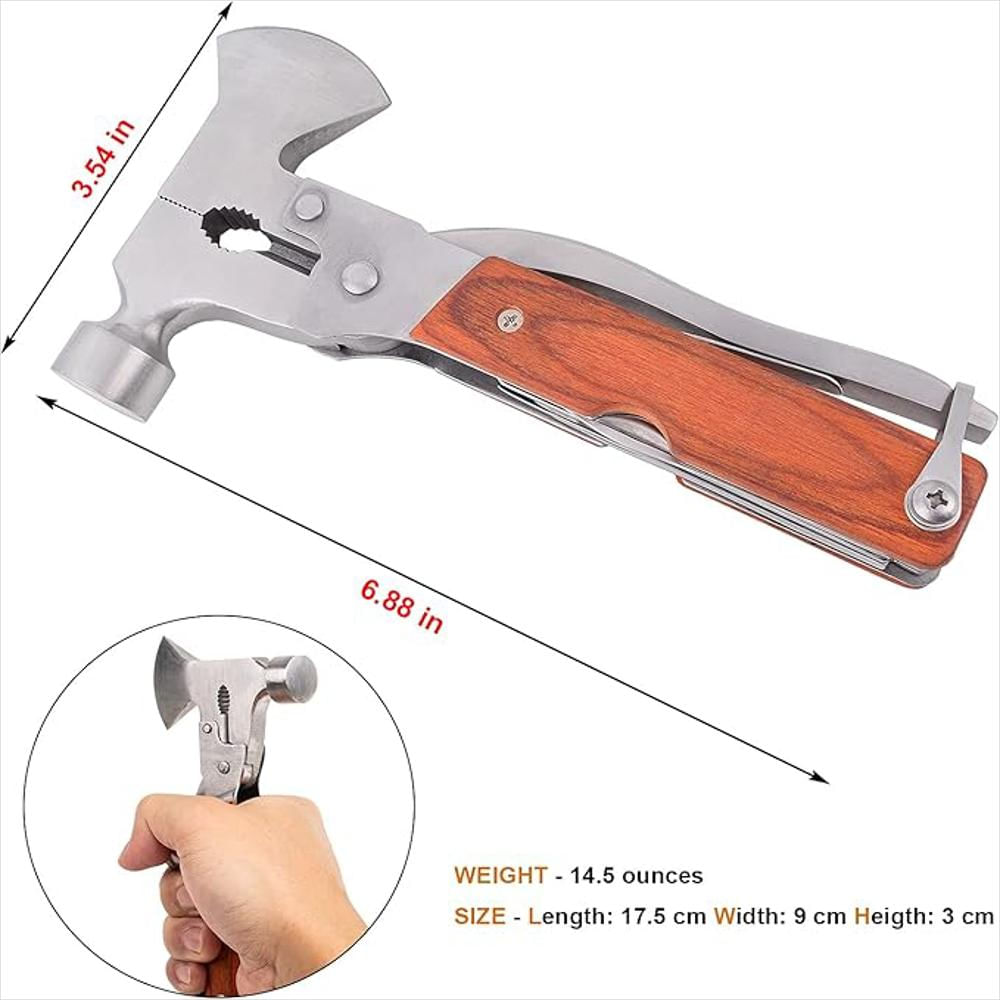 Multiherramienta Tipo Navaja Suiza Con Mango De Madera img #3