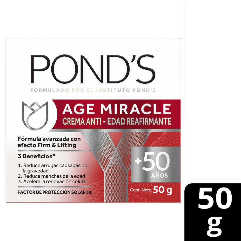 Crema facial PONDS age miracle antiedad día (50  gr) img #1