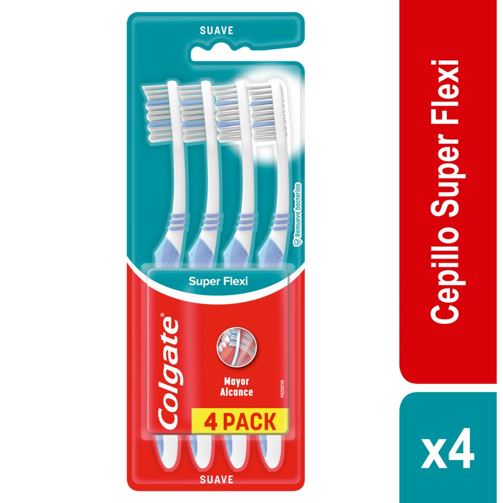 Cepillo de dientes COLGATE super flexi suave (4  und) img #1