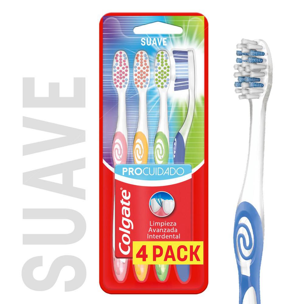 Cepillo de dientes COLGATE procuidado suave (4  und) img #1