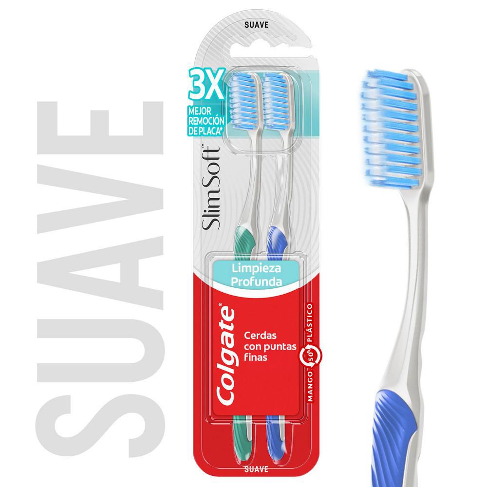 Cepillo de dientes COLGATE slim soft suave (2  und) img #1