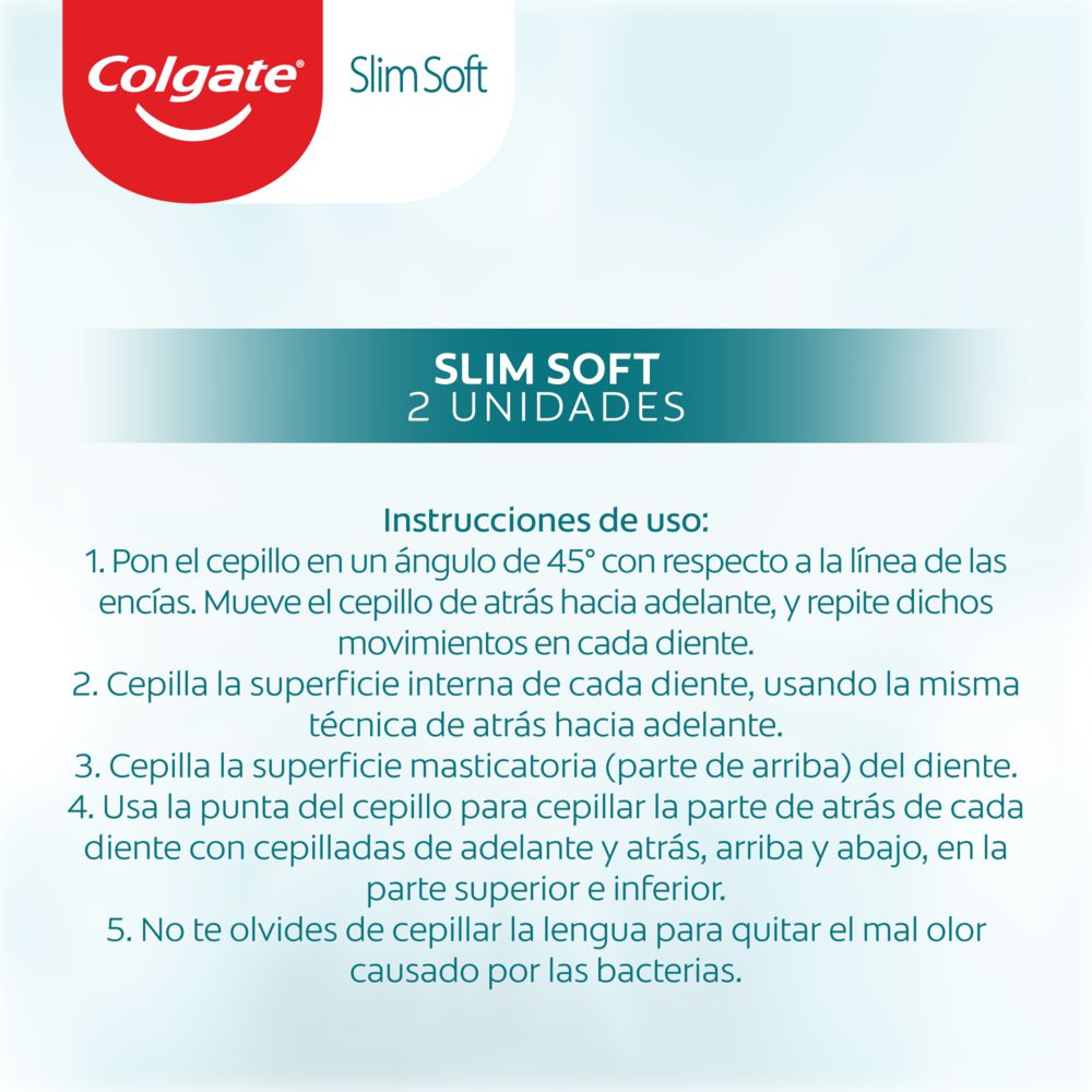 Cepillo de dientes COLGATE slim soft suave (2  und) img #5