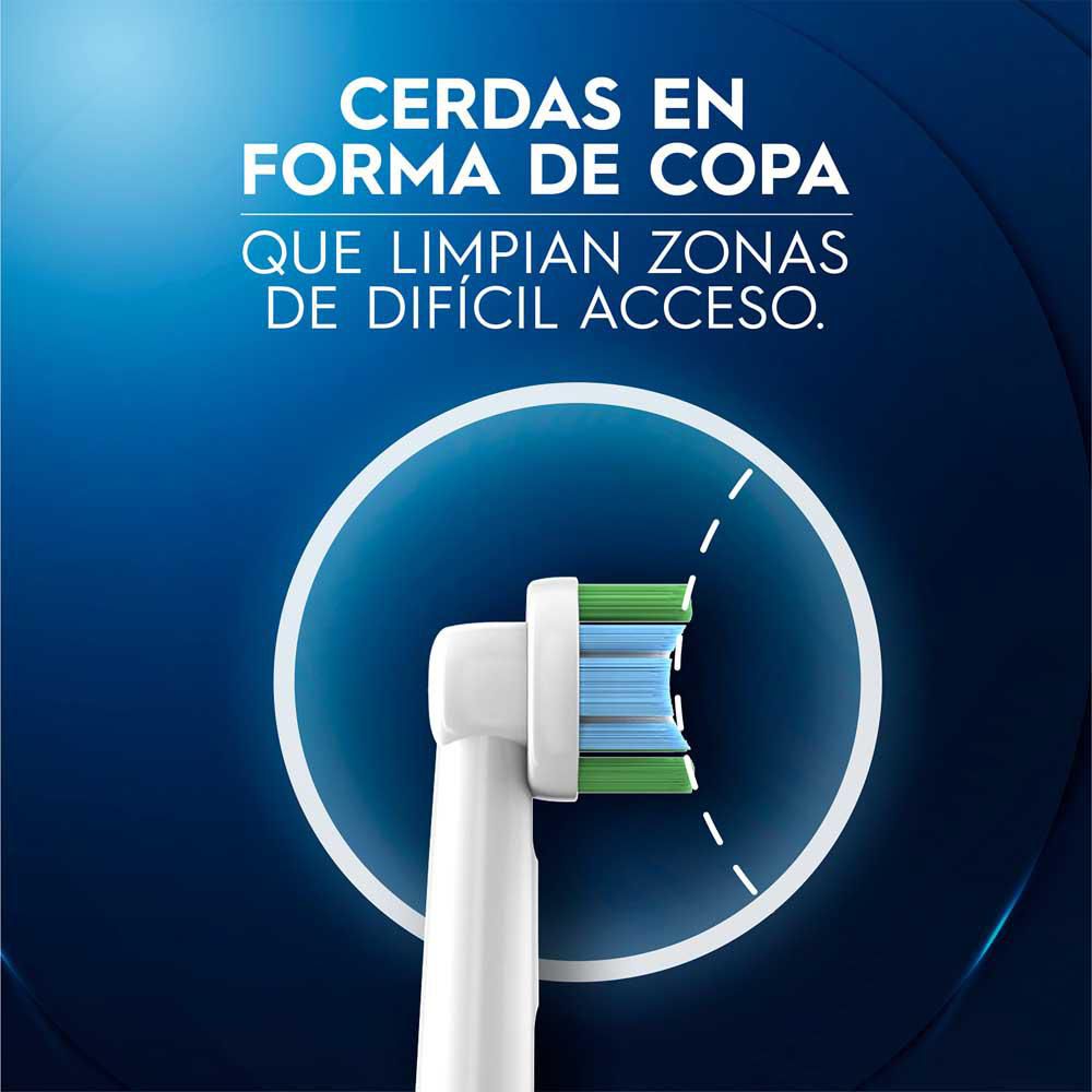 Cepillo de dientes eléctrico ORALB repuesto cabezal precision clean (4  und) img #2