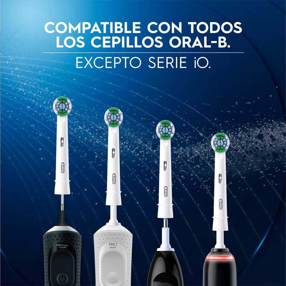 Cepillo de dientes eléctrico ORALB repuesto cabezal precision clean (4  und) img #4