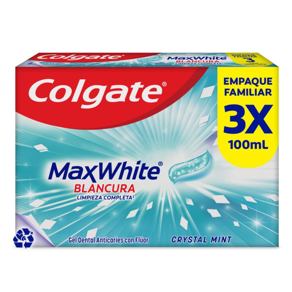 Crema dental COLGATE max white completeclean (300  ml) img #1