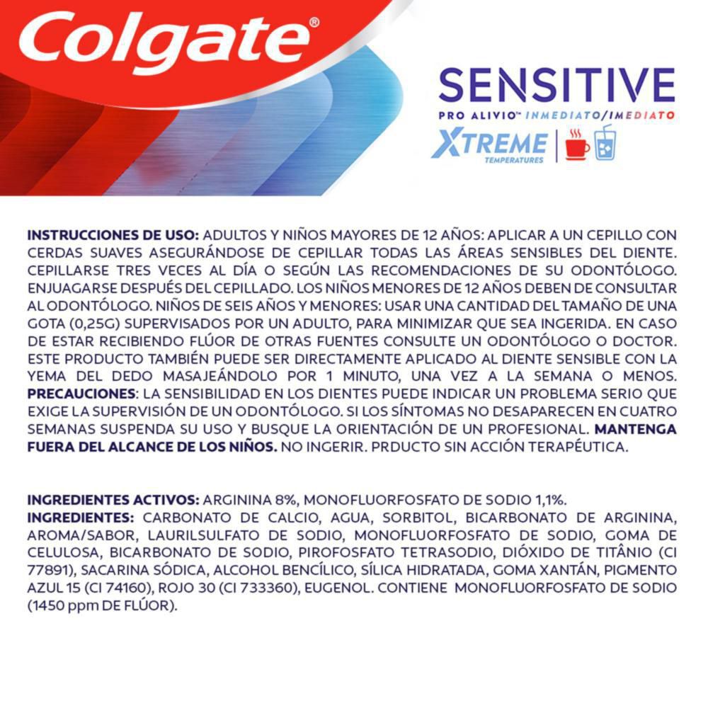 Crema dental COLGATE sensitive proalivio inmediato (1  und) img #7