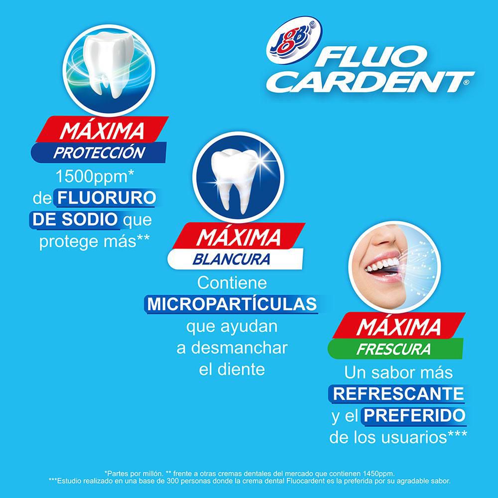 Crema dental FLUOCARDENT triple acción max (450  ml) img #3