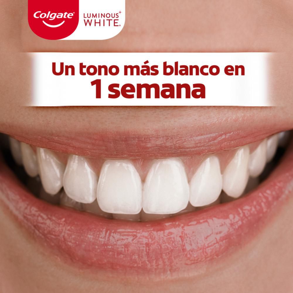 Crema dental COLGATE blanqueadora luminous brilliant (150  ml) img #3