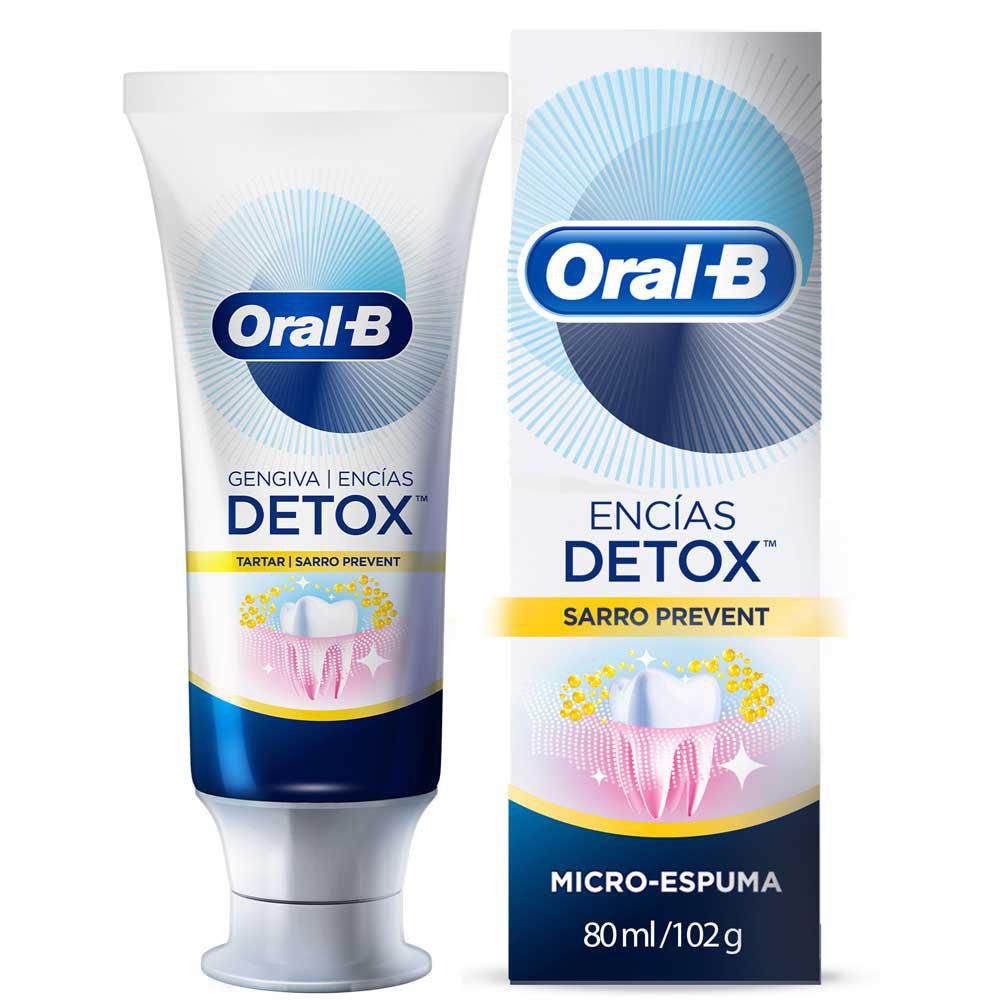 Crema dental ORALB encías detox antisarro (80  ml) img #1