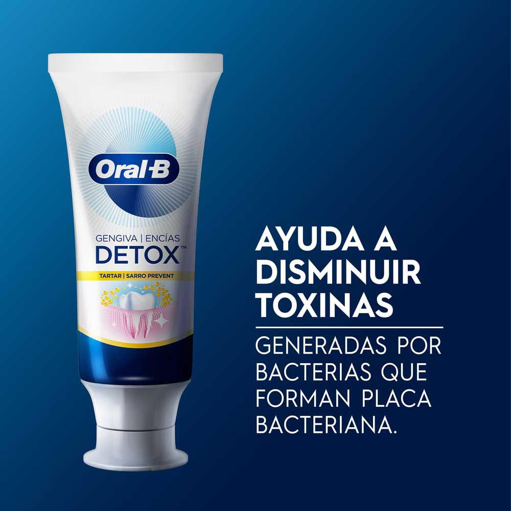Crema dental ORALB encías detox antisarro (80  ml) img #4