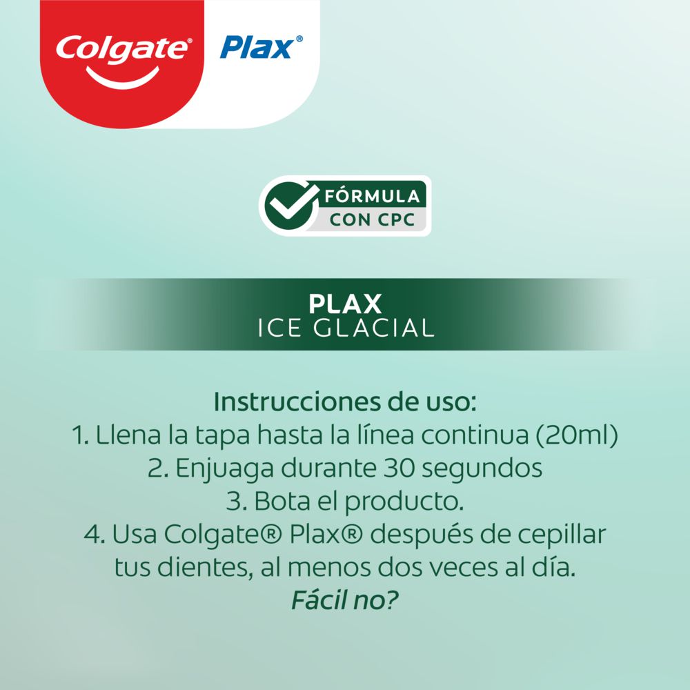 Enjuague bucal COLGATE plax soft mint (250  ml) img #5