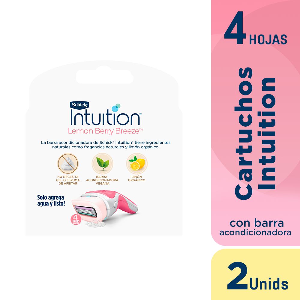 Máquina de afeitar SCHICK intuition sensitive + repuestos (2  und) img #2