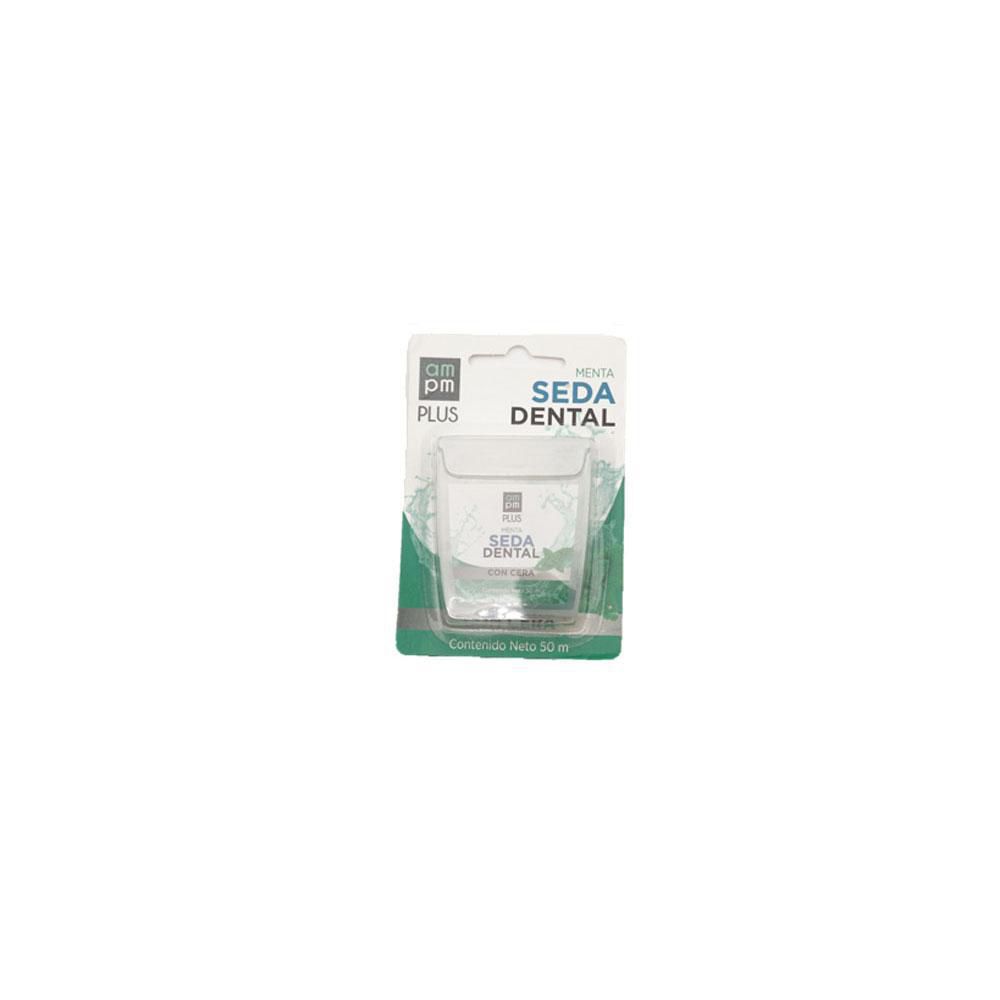 Seda dental AMPM PLUS con cera sabor a menta (50  mts) img #1