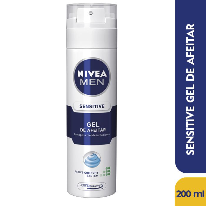 Gel de afeitar NIVEA men sensitive (200  ml) img #1