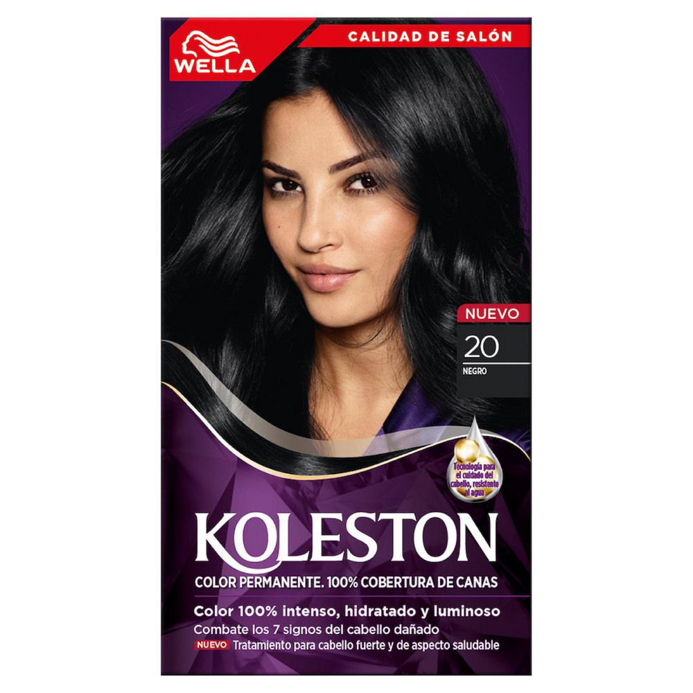 Tinte para cabello KOLESTON negro (70  ml) img #1