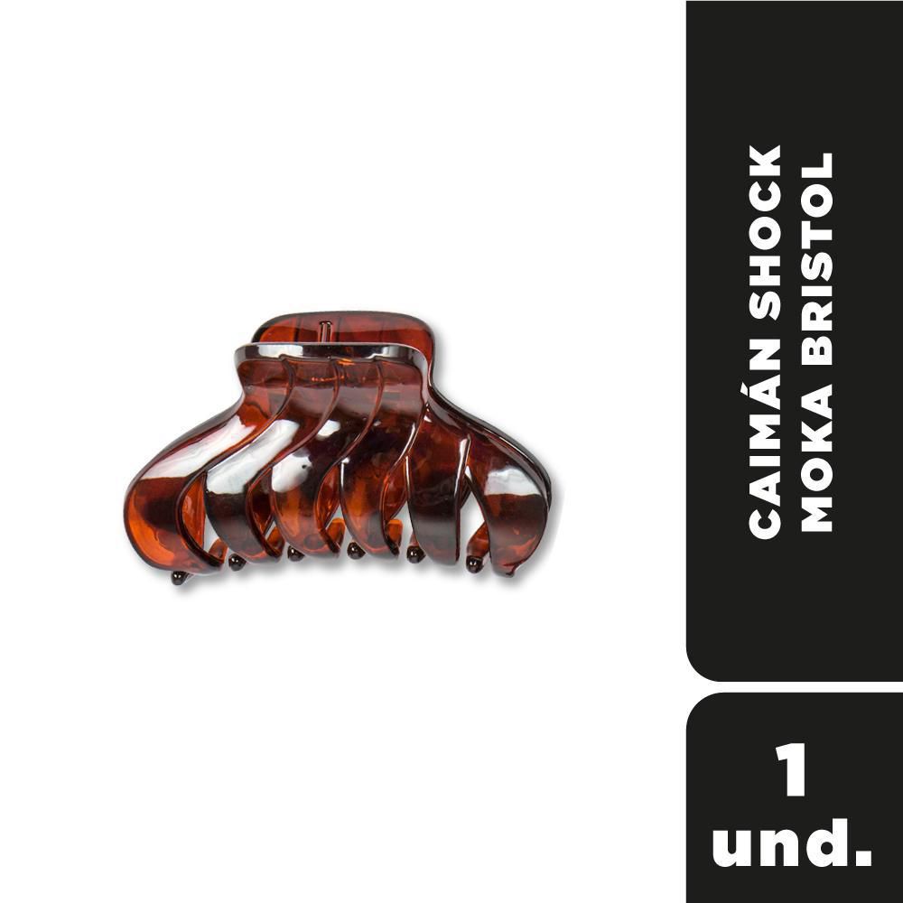 Pinza para el cabello SHOCK moka bristol (1  und) img #1
