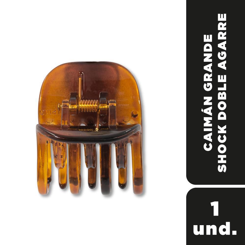 Pinza para el cabello SHOCK doble agarre (1  und) img #1