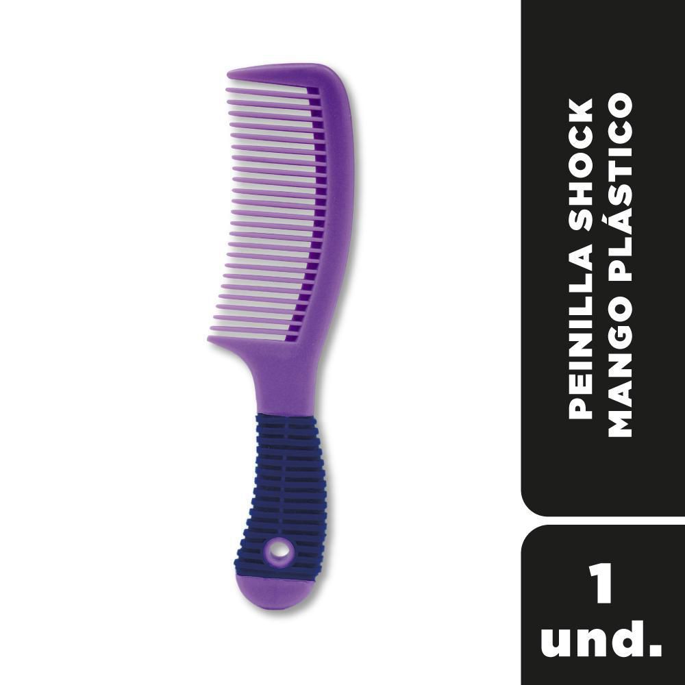Peinilla SHOCK plástica para cabello (1  und) img #1