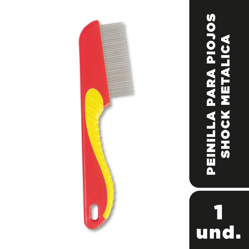 Peinilla SHOCK para piojos metálica (1  und) img #1