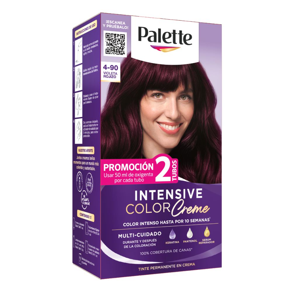 Tinte para cabello PALETTE color creme violeta rojizo (1  und) img #1