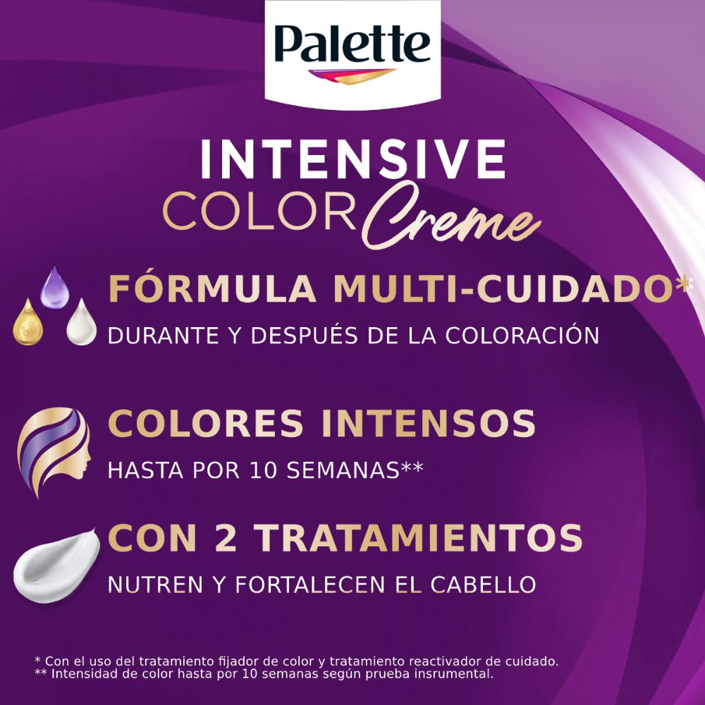 Tinte para cabello PALETTE color creme violeta rojizo (1  und) img #2