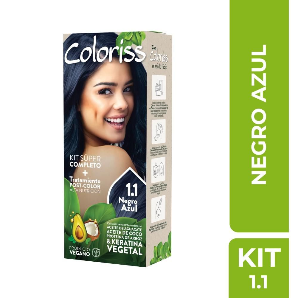 Tinte para cabello COLORISS completo negro azul (1  und) img #1