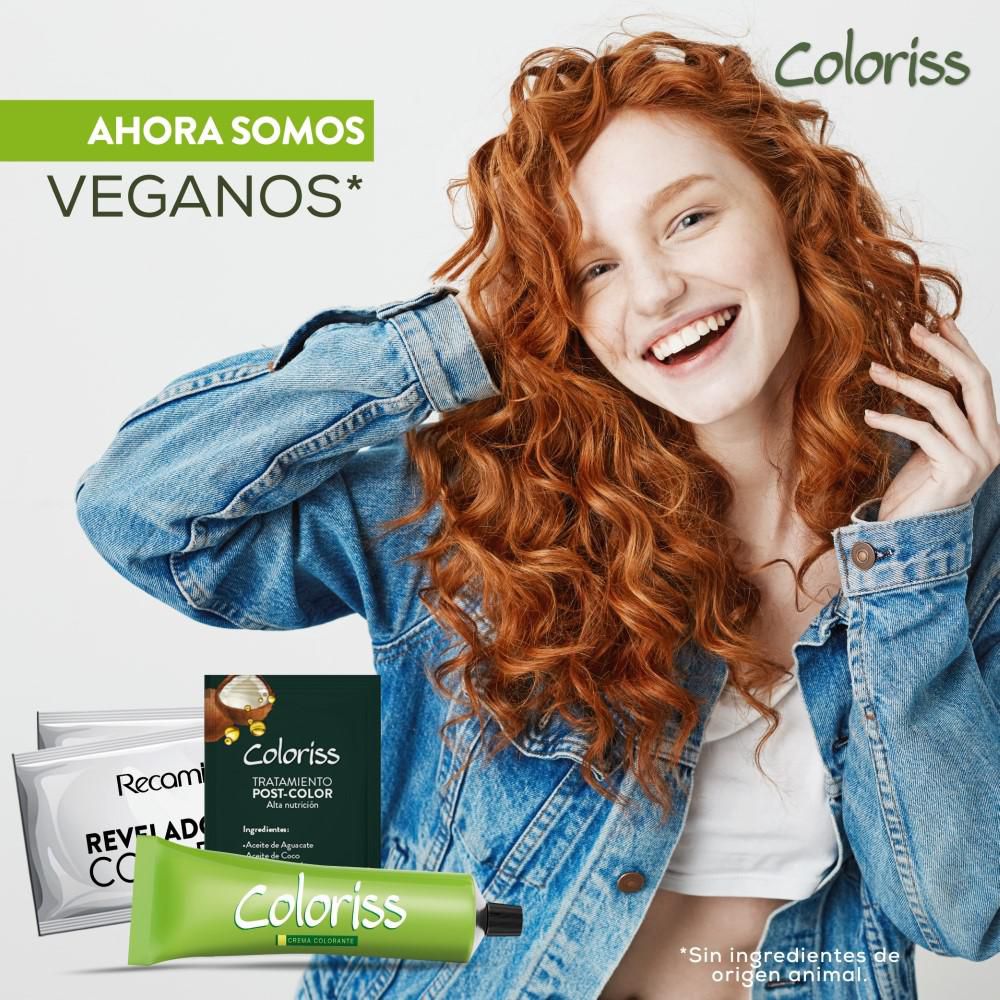 Tinte para cabello COLORISS completo negro azul (1  und) img #5