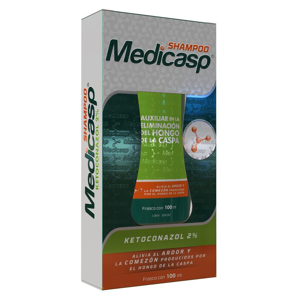 Shampoo MEDICASP ketoconazol anticaspa (100  ml) img #4